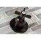 Kingston Brass Tub and Shower Faucet, Oil Rubbed Bronze, Wall Mount KBX8145ZX - alternate 6